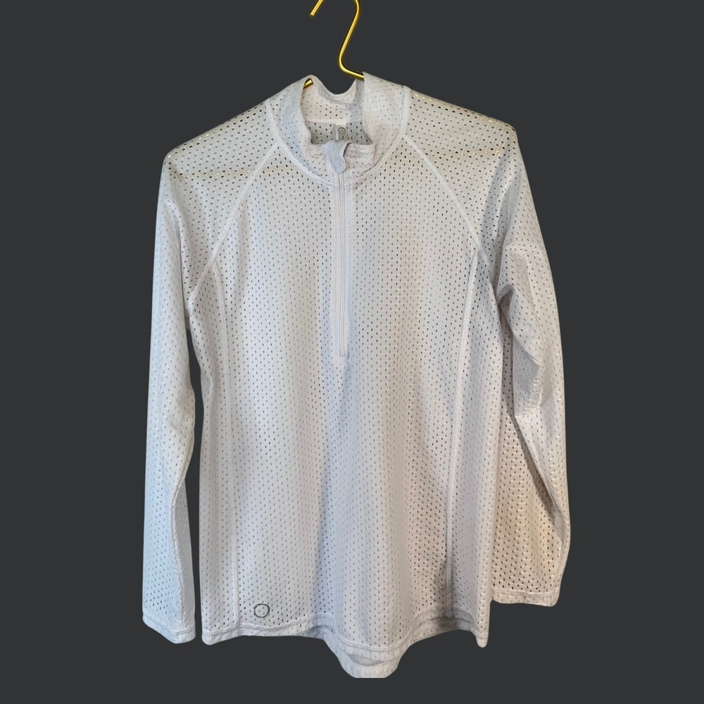 The‎ Bubble Quarter Zip Top Women M Active Mesh M Running Breathable Minimalist